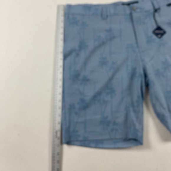 NWT Travis Mathew Smooth Talker Shorts Mens Size 38 Blue Golf Flat Front Stretch - Picture 12 of 15